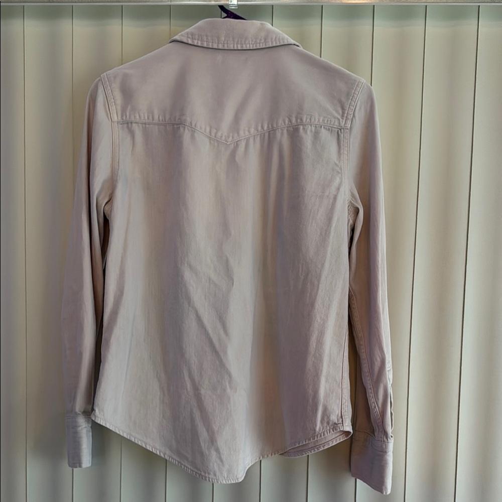 Calvin Klein Light Pink Button Down Shirt Women’s Sz M - Picture 5 of 7